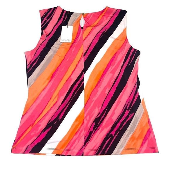 New Calvin Klein Multi-Media Career Dress Tank Top Medium - Picture 10 of 11